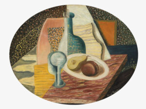 Paresce - Natura morta - 1922 - olio su tavola - cm 40,5x50,5